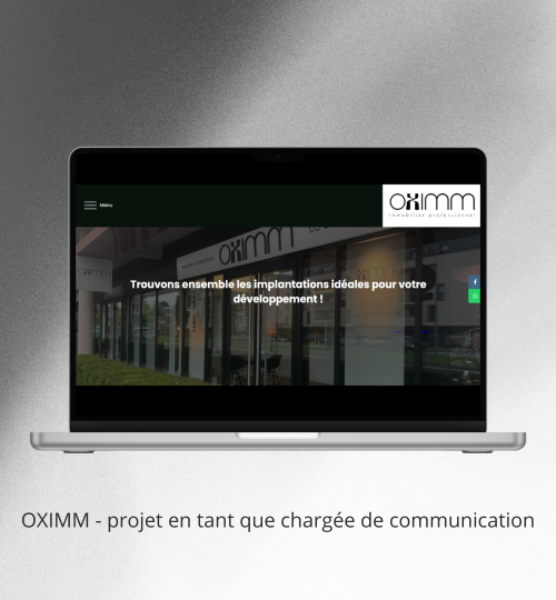 SITE WEB OXIMM AGENCE IMMOBILIERE ARRAS